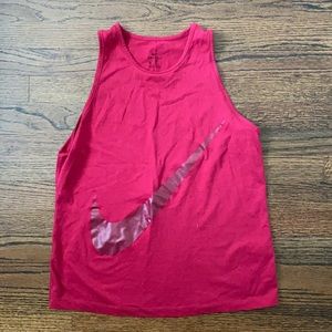 Maroon Dri-fit Nike Tank Top
